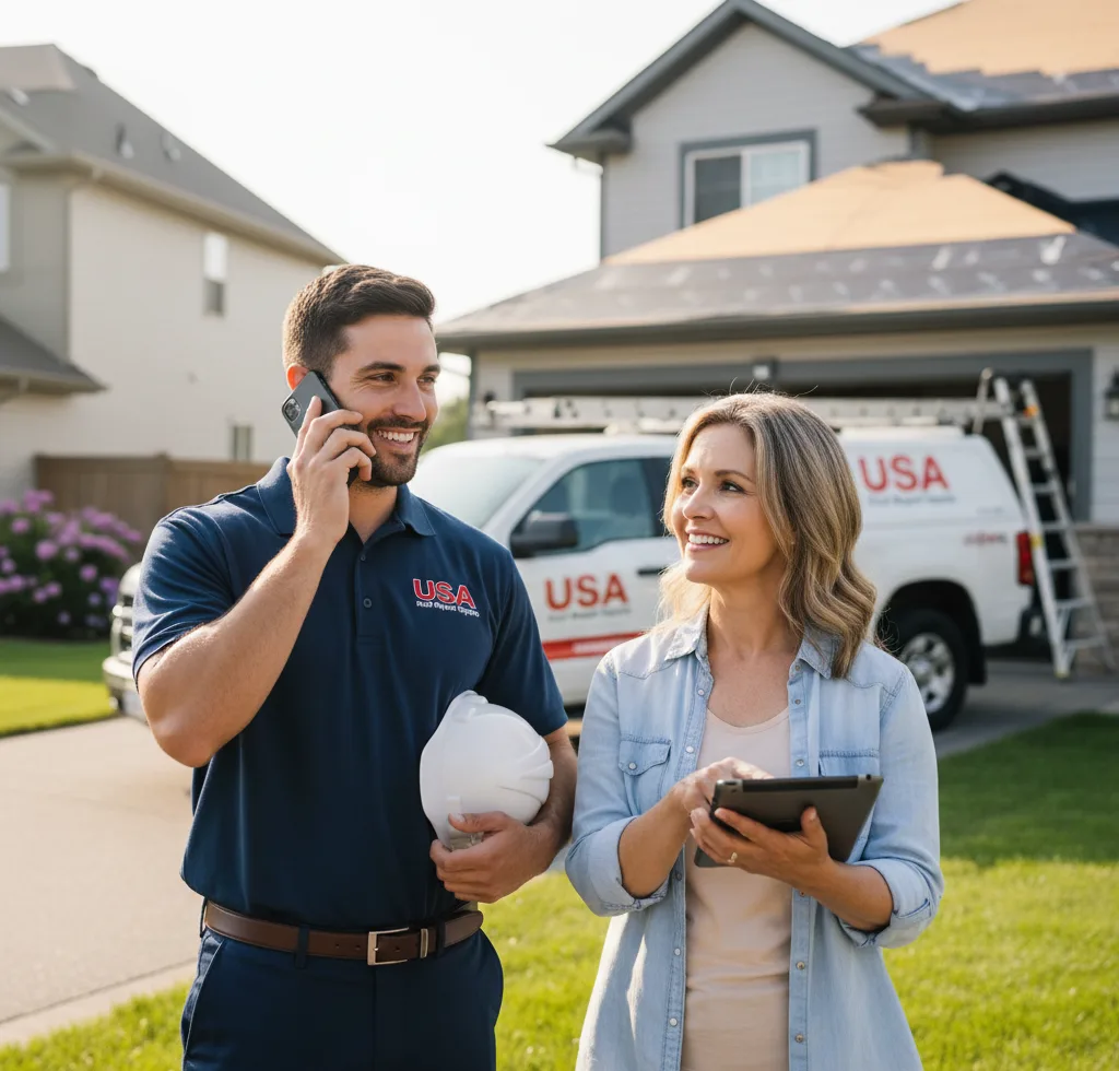 USA Roof Repair Experts customer support in Okemos